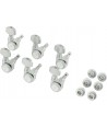 Locking Stratocaster/Telecaster Tuning Machines Brushed Chrome