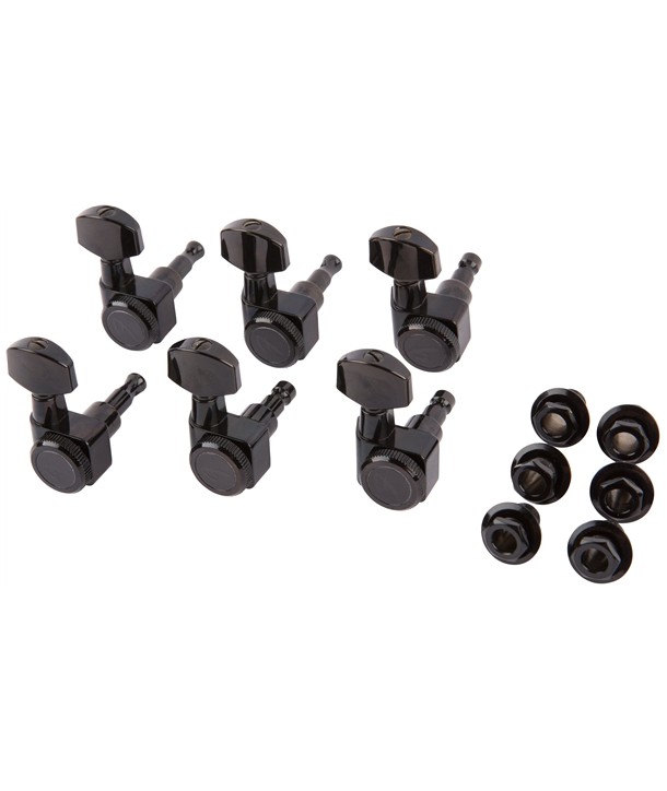 Mécaniques autobloquantes Stratocaster/Telecaster Black