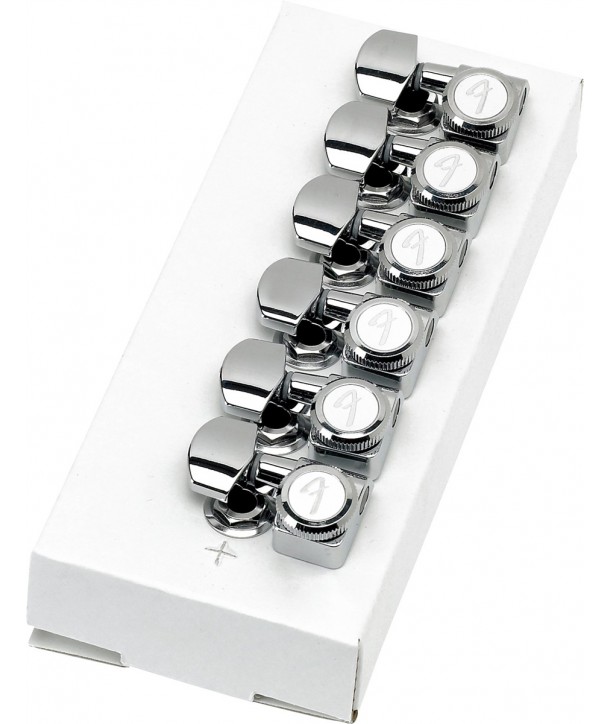 Locking Stratocaster/Telecaster Tuning Machines Polished Chrome Left-Handed