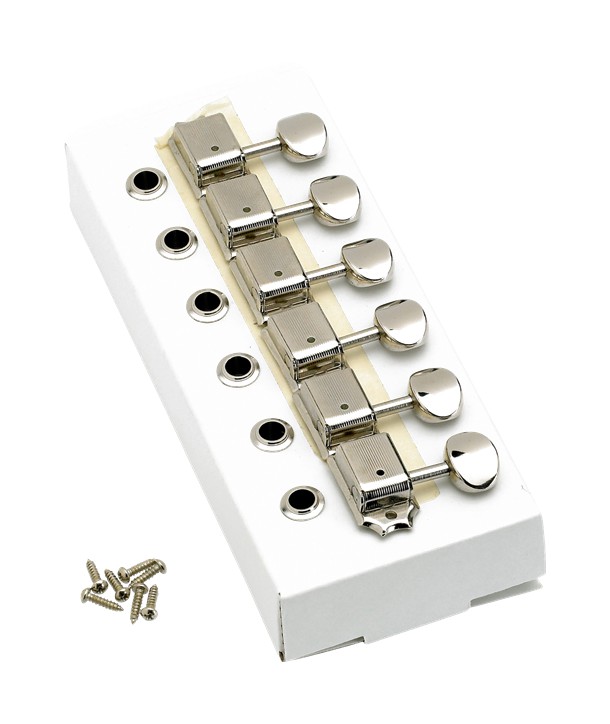 Mécaniques gaucher American Vintage Stratocaster/Telecaster Nickel