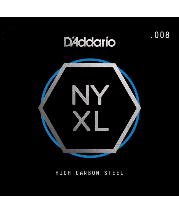 Einzelsaite für E-Gitarre oder Westerngitarre NYXL High-Carbon Steel 8