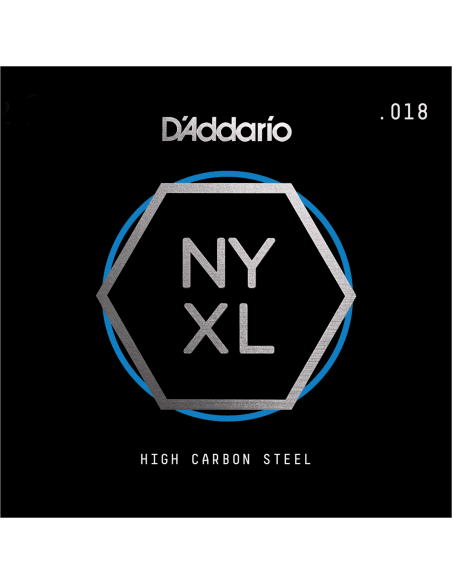 Acoustic or electric single string NYXL High-Carbon Steel 18