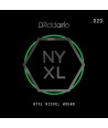 Cuerda Suelta para guitarra eléctrica NYXL Níquel Entorchado Redondo 020