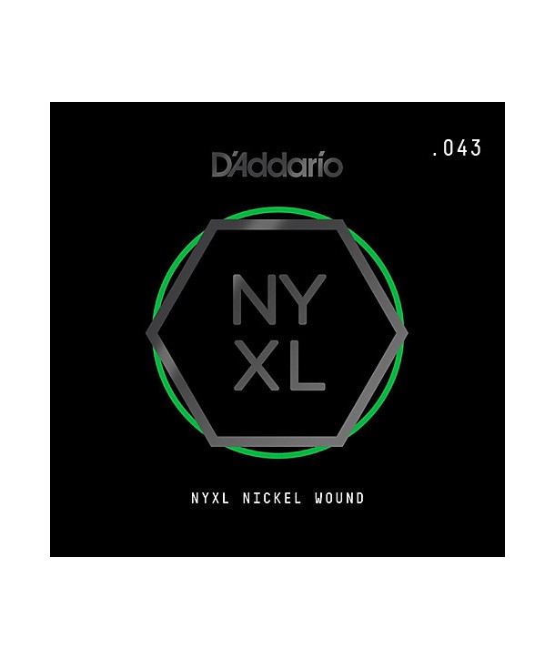 Cuerda Suelta para guitarra eléctrica NYXL Níquel Entorchado Redondo 043