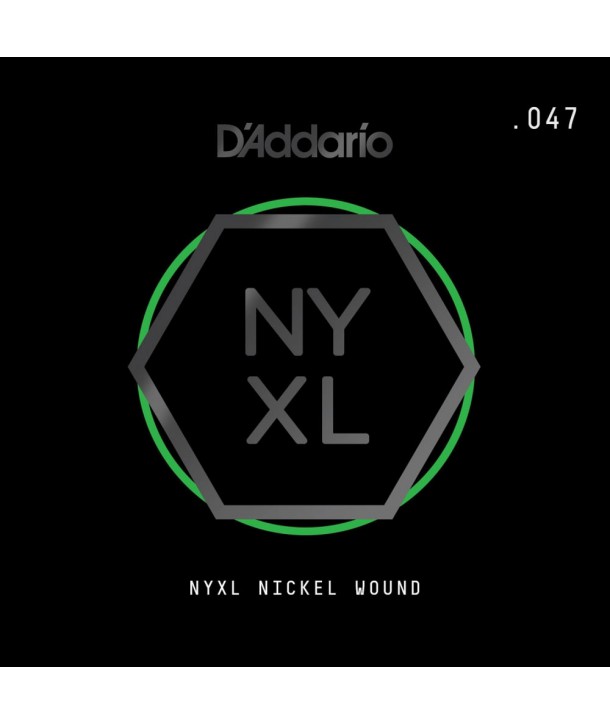 Cuerda Suelta para guitarra eléctrica NYXL Níquel Entorchado Redondo 047