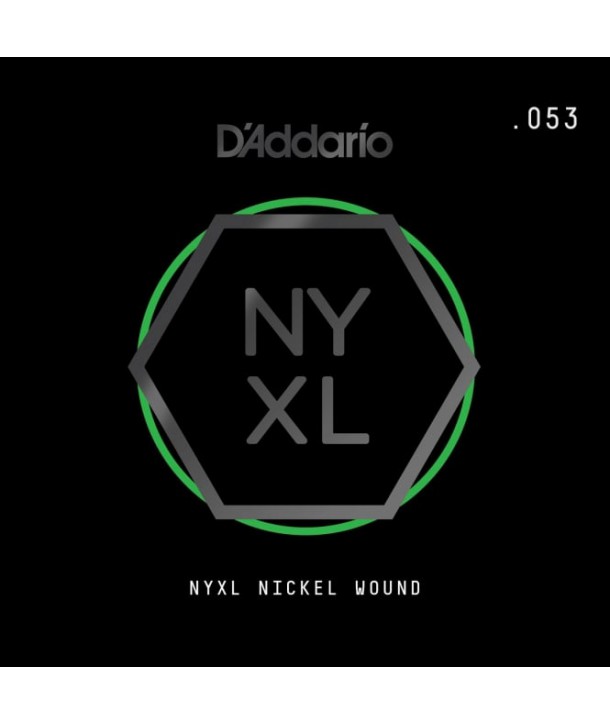 Cuerda Suelta para guitarra eléctrica NYXL Níquel Entorchado Redondo 053