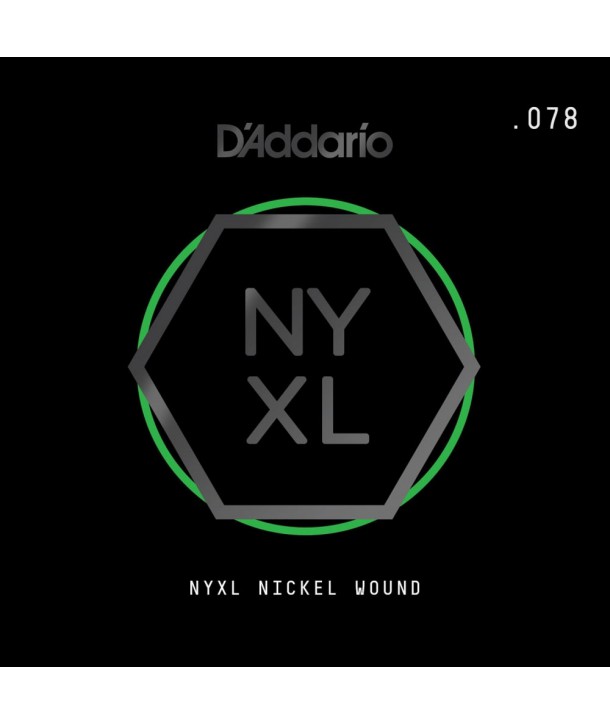 Einzelsaite für E-Gitarre NYXL Nickel Wound 078