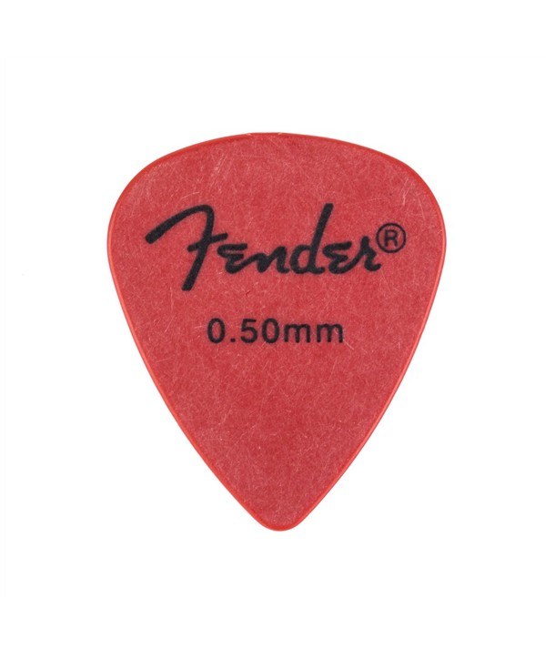 Lote de 12 púas Fender 351 Shape Touring Red thin