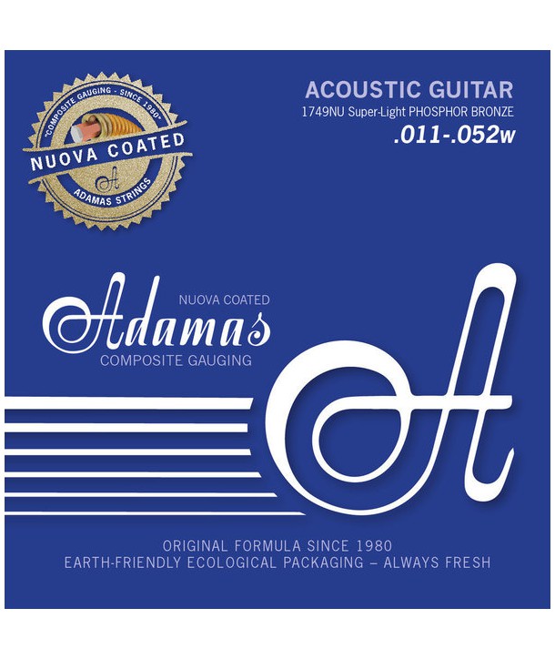 Acoustic strings set Nuova Phosphor Bronze super-light 11-52