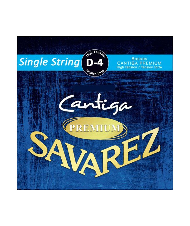 Corde à l'unité de Ré Cantiga Premium Tension forte