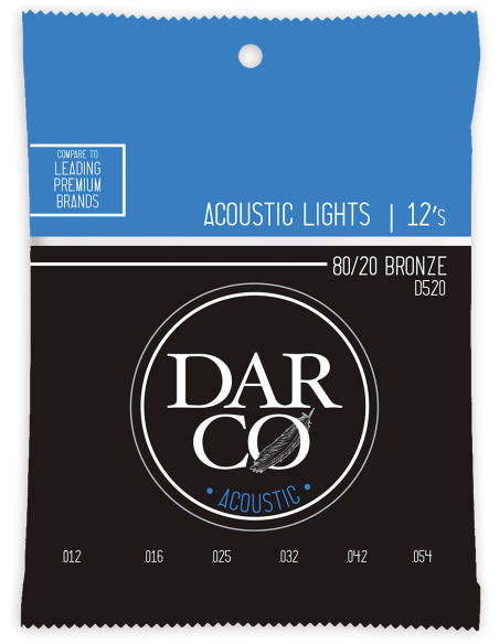 Jeu de cordes folk 80/20 bronze light 12-54