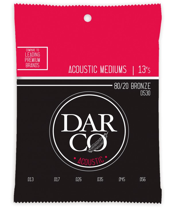 Acoustic strings set 80/20 Bronze Medium 13-56
