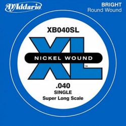 Corde à l'unité basse 40 XL nickel file rond super long scale