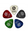 Lot de 10 médiators Pearl Celluloid assortis Extra heavy