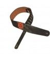 Courroie Planet Waves Stoned Leather Pentagram design