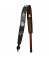 Planet Waves Stoned Leather Guitar Strap The Baron design