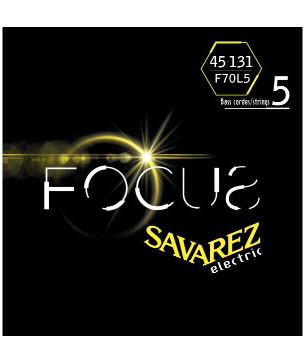 Juego de 5 cuerdas para bajo Focus Light 45-131
