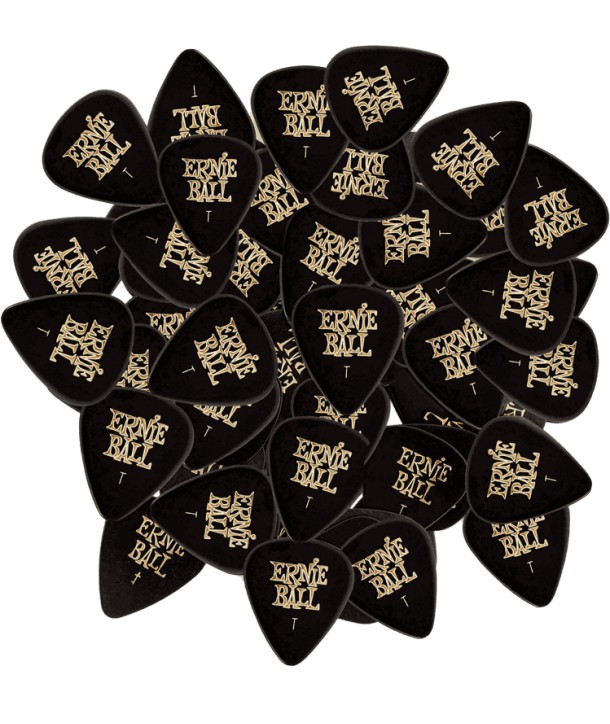 Lot de 6 médiators Standards fins noirs