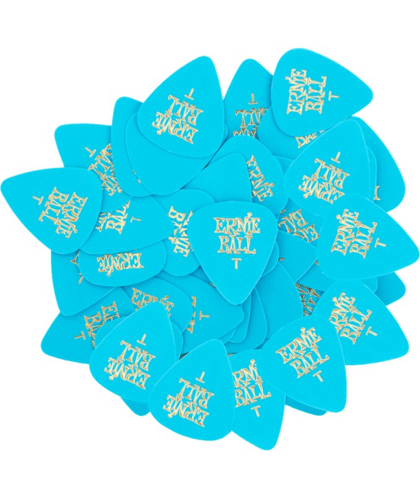 Lote de 6 púas Standard finas azules