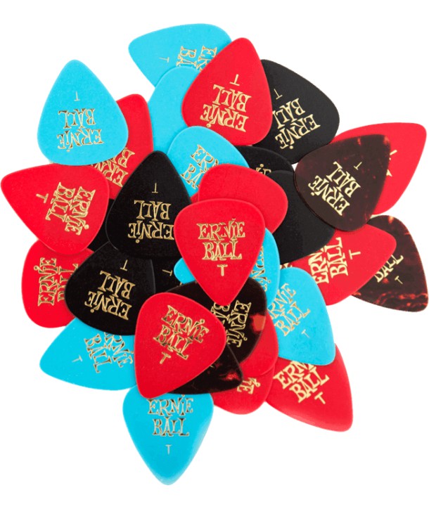 6-pack standard picks Thin mixed color
