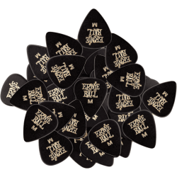 Lot de 6 médiators Standards fins noirs