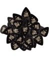 6-pack standard picks heavy black