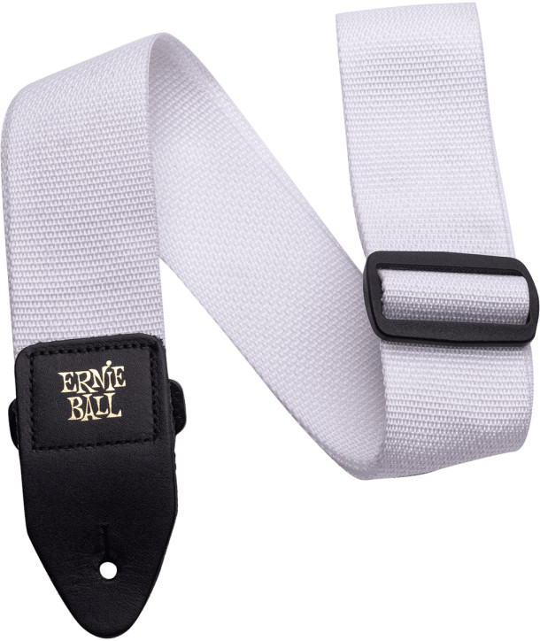 Polypro Ernie Ball Gitarrengurt White
