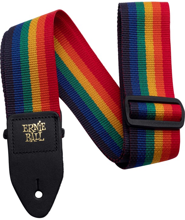 Polypro Ernie Ball strap Rainbow