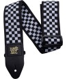 Correa Ernie Ball Jacquard Black and white checkered