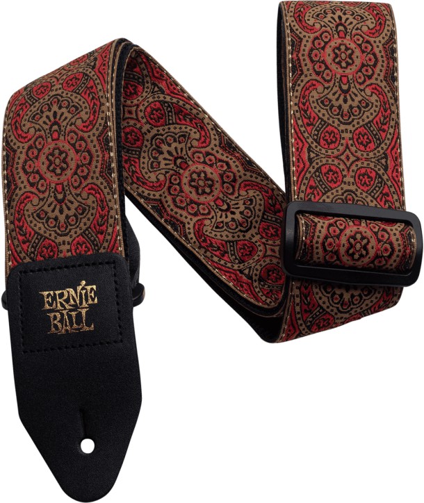 Correa Ernie Ball Jacquard Crimson paisley
