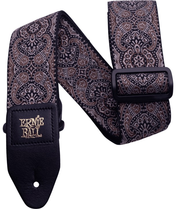 Correa Ernie Ball Jacquard Gold and black paisley