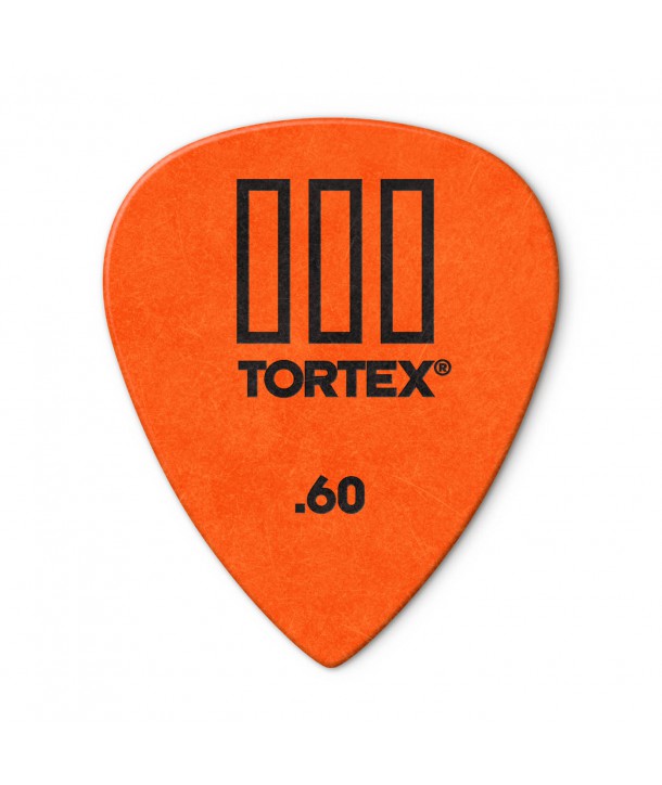 Lote de 6 púas Tortex TIII 0,60mm