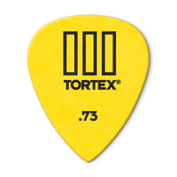 Lot de 6 médiators Tortex TIII 0,73mm