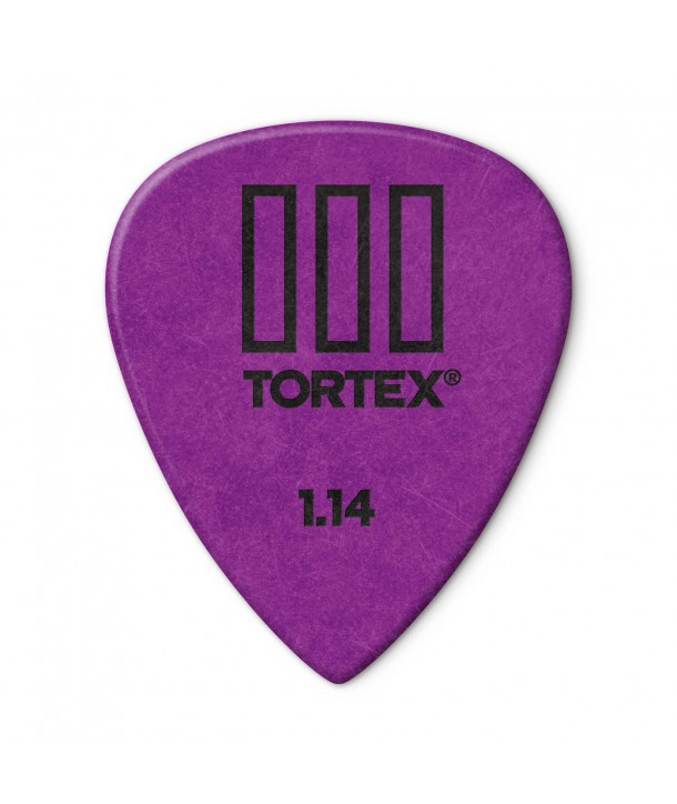Lot de 6 médiators Tortex TIII 1,14mm