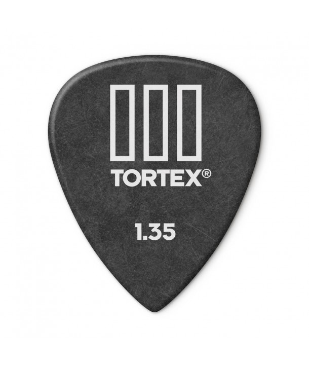6-pack Tortex TIII picks 1,35mm