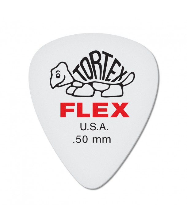 Lote de 6 púas Tortex Flex 0,50mm