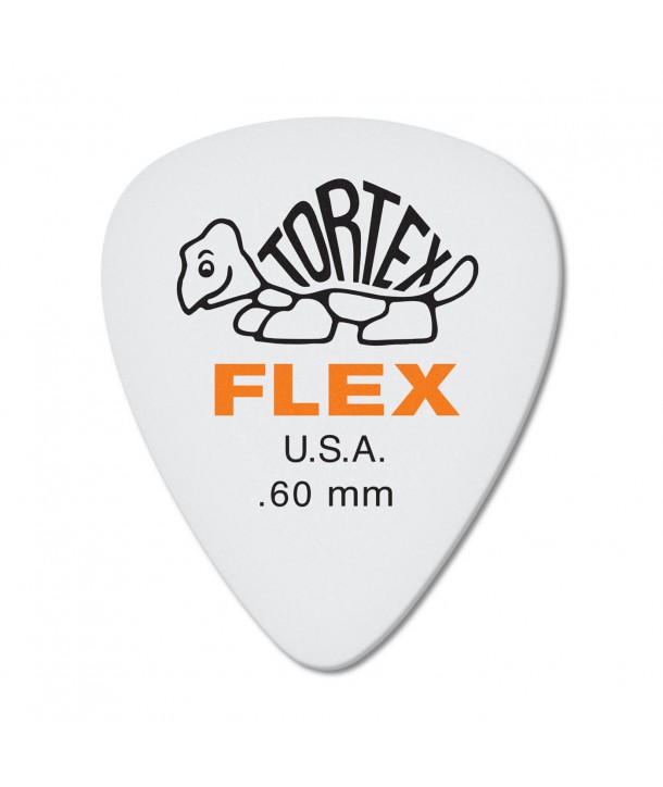 Lote de 6 púas Tortex Flex 0,60mm