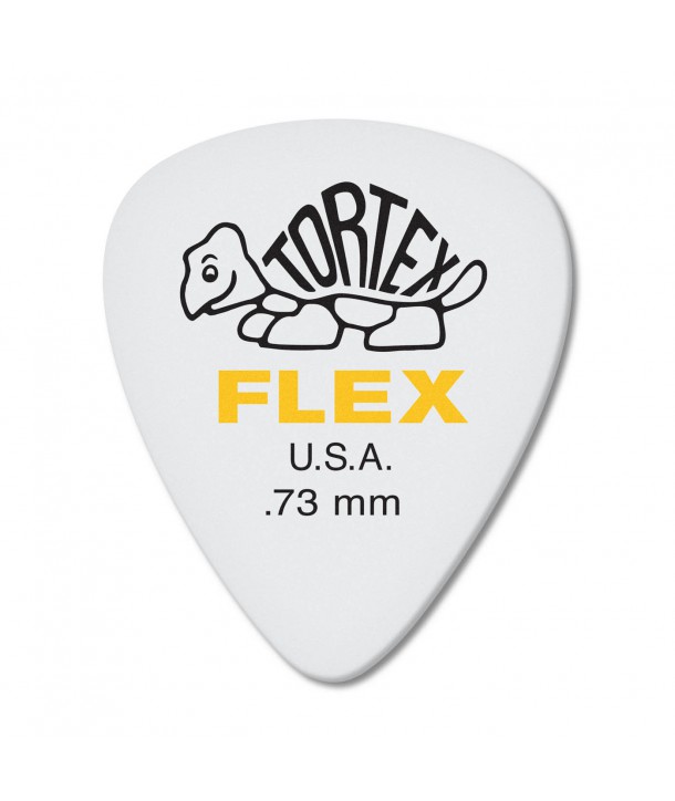Lot de 6 médiators Tortex Flex 0,73mm