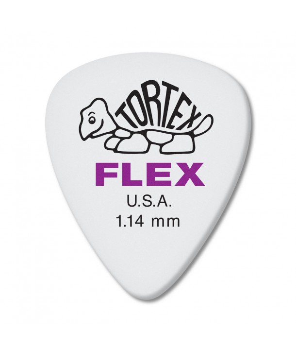 Lot de 6 médiators Tortex Flex 1,14mm
