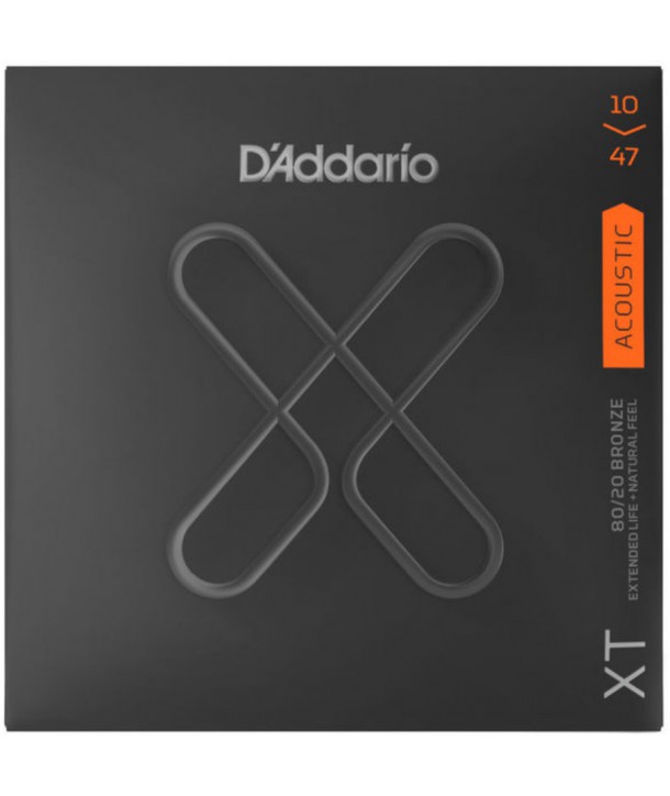 Jeu de cordes acoustiques XT 80/20 Bronze Extra Light 10-47