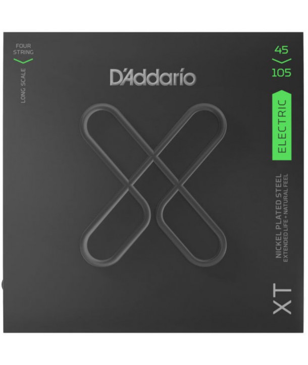 Juego de Cuerdas para bajo XT Light Top/Medium Bottom 45-105