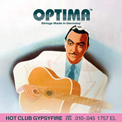 Jeu de cordes manouche à Boucle Hot Club Gypsyfire Extra Light 10-45