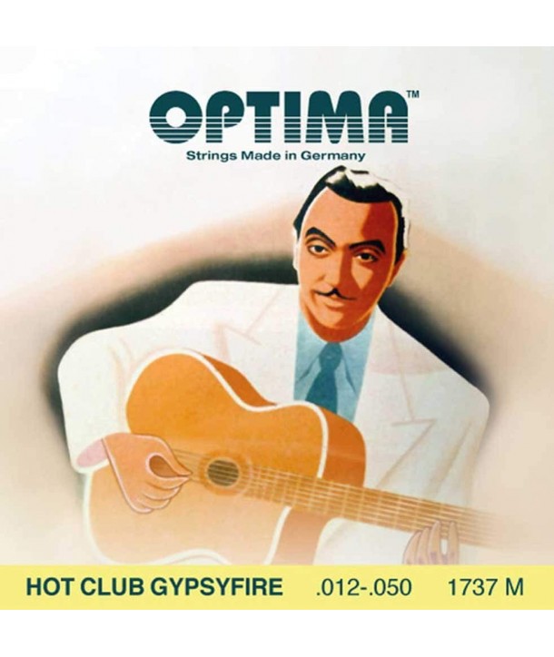 Westerngitarren-Saiten Kugelende Hot Club Gypsyfire Medium 12-50