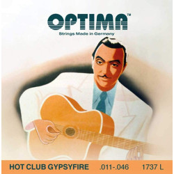 Jeu de cordes manouche à Boucle Hot Club Gypsyfire Light 11-46