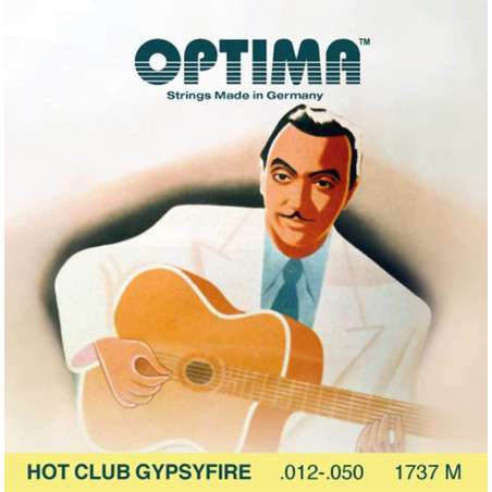 Jeu de cordes manouche à Boucle Hot Club Gypsyfire Medium 12-50