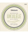Jeu de cordes pour Ukulélé Soprano Nyltech en Nylon naturel