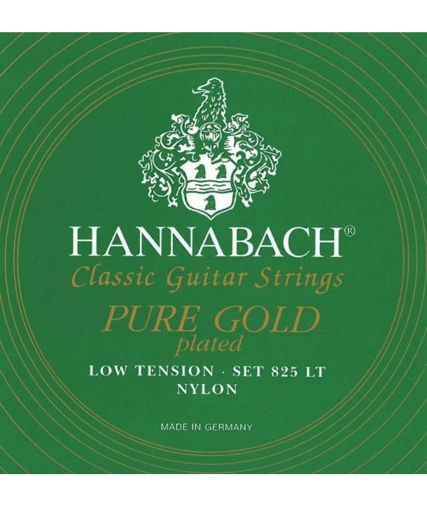 Konzertgitarren Saiten 825 pure gold plated medium tension