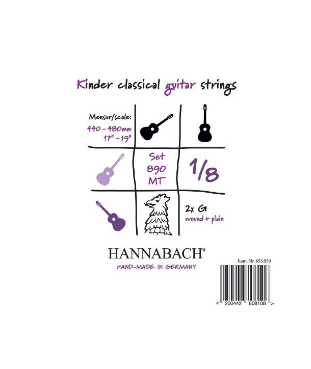 Konzertgitarren Saiten High tension Serie 850 PSP