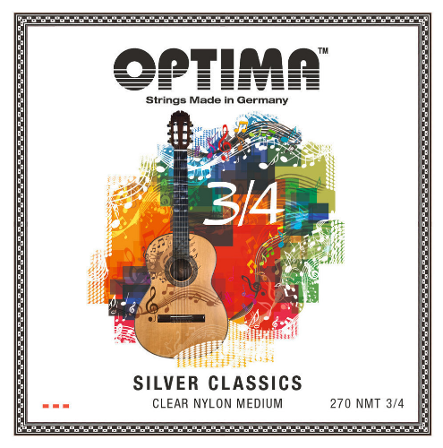 Strings for Classic Guitar Silver Classics 3/4