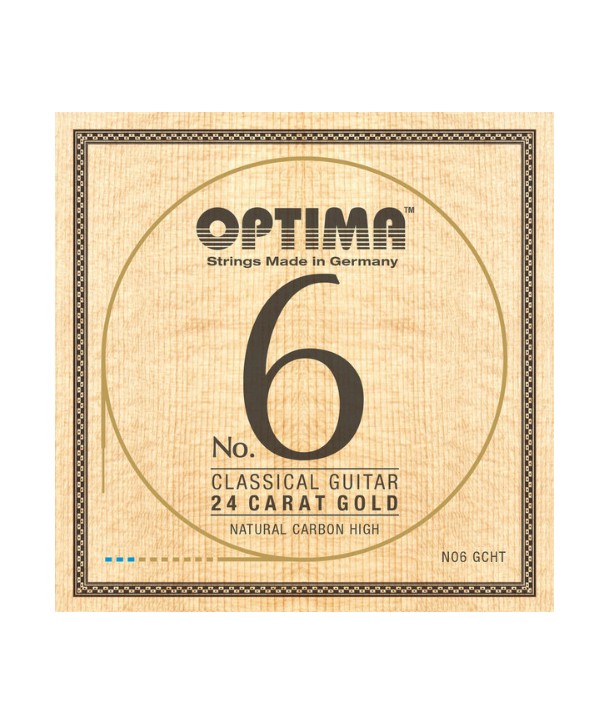 Cordes Optima Guitare No6 24 Carat Gold
